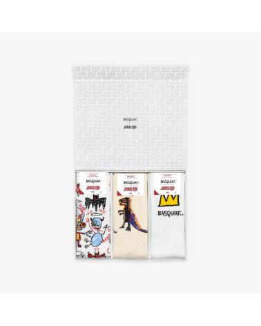 JIMMY LION PACK DE CALCETINES BASQUIAT ANIMAL