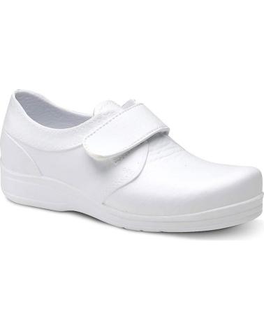 FELIZ CAMINAR ZUECOS MUJER FLOTANTE VELC BLANCO