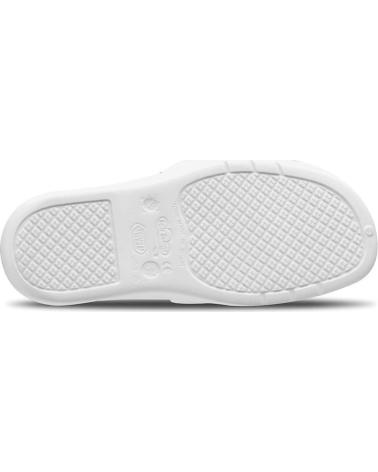 FELIZ CAMINAR ZUECOS MUJER FLOTANTE VELC BLANCO