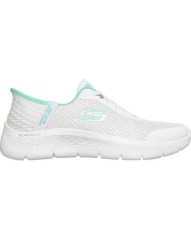 SKECHERS SNEAKERS MUJER GRAND ENTRY BLANCO-VERDE