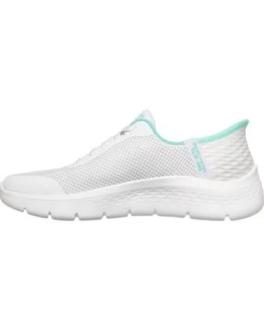 SKECHERS SNEAKERS MUJER GRAND ENTRY BLANCO-VERDE