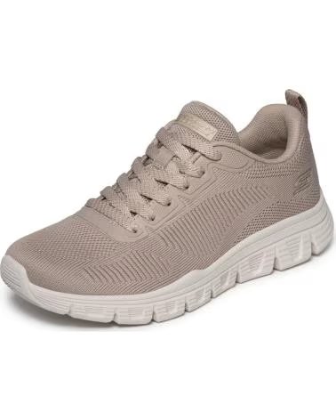 TÊNIS SKECHERS BOBS B LITE CASUAL FEMININO 1174999 TAUPE