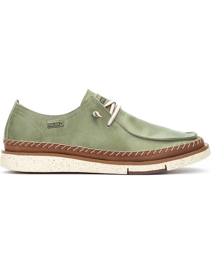 PIKOLINOS M6L-4274C1 SAN JUAN ZAPATOS MOCASINES HOMBRE VERDE MENTA MINTGREEN