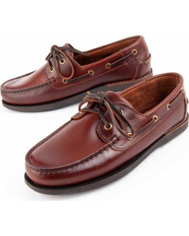 NÁUTICOS DE PIEL PURAPIEL PURANAUTIC10S PARA HOMBRE BROWN