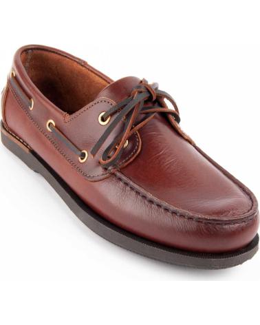 NÁUTICOS DE PIEL PURAPIEL PURANAUTIC10S PARA HOMBRE BROWN