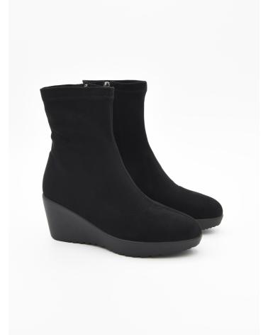 BOTA MUJER PURAPIEL BRO3 CUÑA NEGRA BLACK