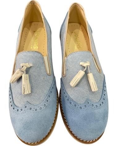 YOWAS MOCASÍN LINO CEREMONIA 20326 CELESTE VARIOS COLORES