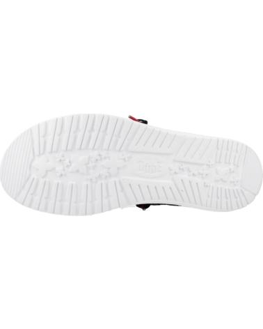 HEY DUDE WALLY FUNK OPEN MESH ZAPATILLAS CASUAL HOMBRE NEGRO BLCKWHT