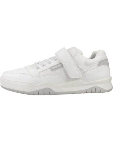GEOX J PERTH BOY ZAPATILLAS NIÑOS CIERRE VELCRO BLANCO C1236