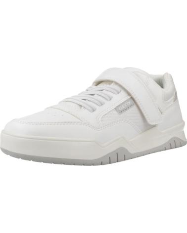 GEOX J PERTH BOY ZAPATILLAS NIÑOS CIERRE VELCRO BLANCO C1236