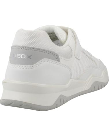 GEOX J PERTH BOY ZAPATILLAS NIÑOS CIERRE VELCRO BLANCO C1236