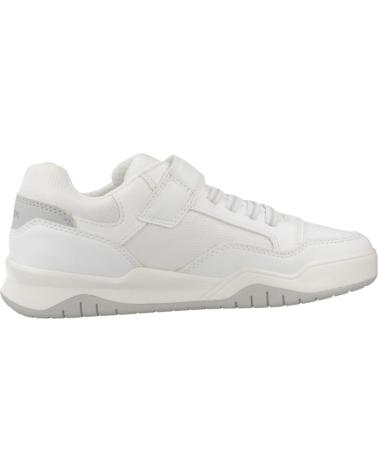 GEOX J PERTH BOY ZAPATILLAS NIÑOS CIERRE VELCRO BLANCO C1236