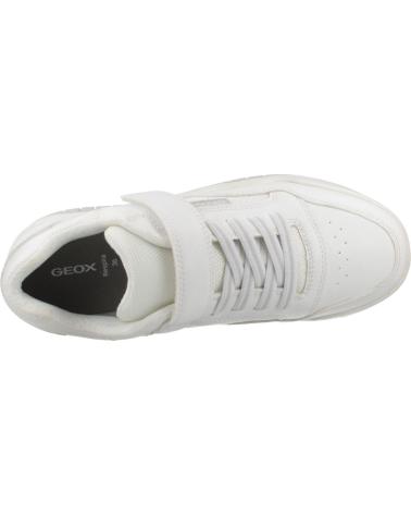 GEOX J PERTH BOY ZAPATILLAS NIÑOS CIERRE VELCRO BLANCO C1236