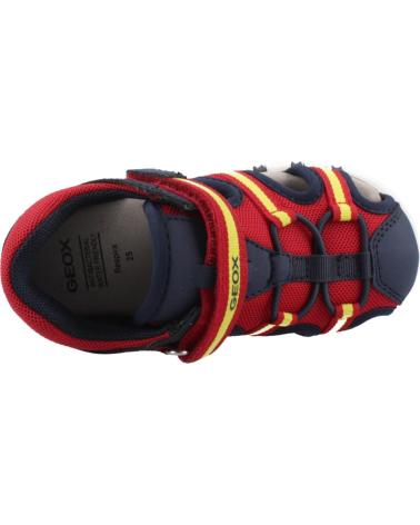 GEOX SANDALIAS B SANDAL IUPIDOO BOY NIÑO MODELO C0735 ROJO C0735
