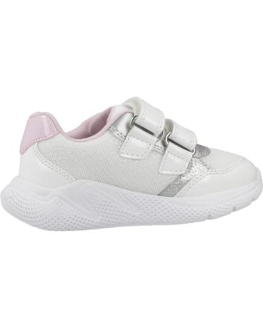 GEOX ZAPATILLAS SPRINTYE GIRL C0007 BLANCO VELCRO NIÑA C0007