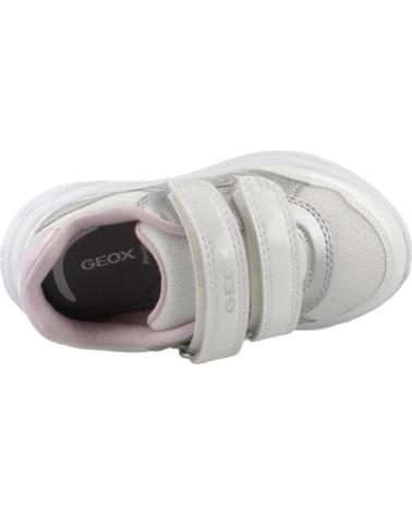 GEOX ZAPATILLAS SPRINTYE GIRL C0007 BLANCO VELCRO NIÑA C0007