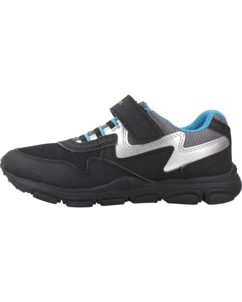 GEOX ZAPATILLAS J NEW TORQUE BOY CIERRE VELCRO NEGRO C0052