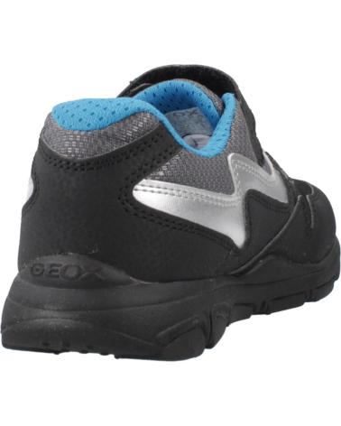 GEOX ZAPATILLAS J NEW TORQUE BOY CIERRE VELCRO NEGRO C0052