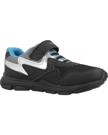 GEOX ZAPATILLAS J NEW TORQUE BOY CIERRE VELCRO NEGRO C0052