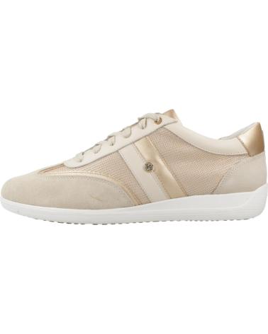 GEOX ZAPATILLAS MUJER MODELO D MYRIA MARRÓN CLARO C2LH6