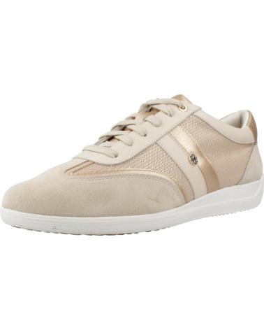 GEOX ZAPATILLAS MUJER MODELO D MYRIA MARRÓN CLARO C2LH6