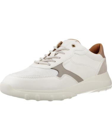 GEOX D ALLENIEE ZAPATILLAS MUJER PIEL Y ANTE BLANCO C1RH6 C1RH6