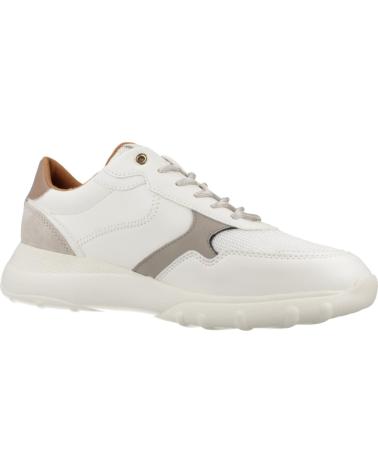 GEOX D ALLENIEE ZAPATILLAS MUJER PIEL Y ANTE BLANCO C1RH6 C1RH6