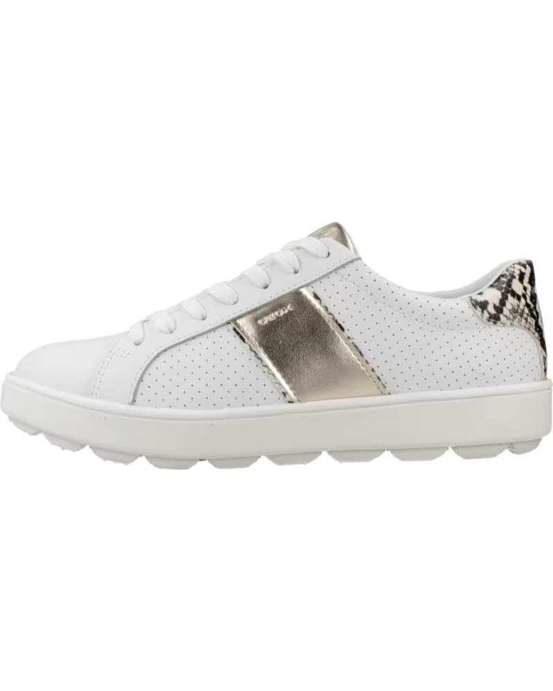 geox D55WEA 09BBN D SPHERICA ECUB-1 C1327 WHITE-LT GOLD