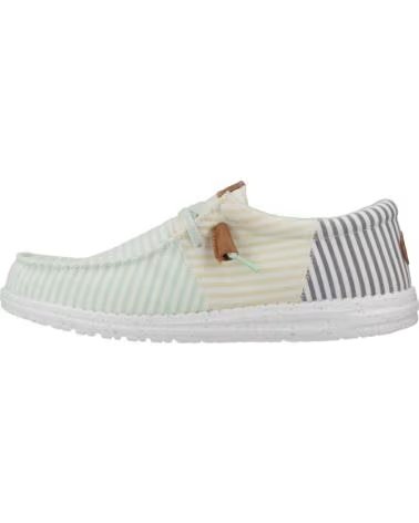 HEY DUDE ZAPATOS WALLY TRI NU PREP EN BEIGE PARA HOMBRE GREEN ASH-MULTI