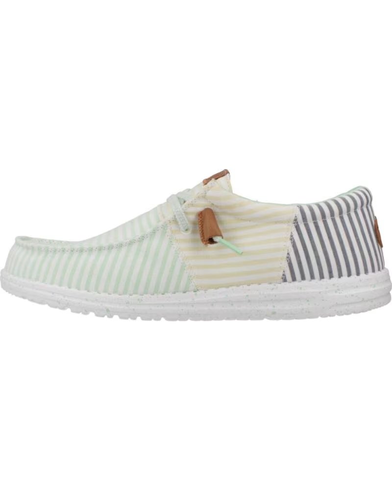 HEY DUDE ZAPATOS WALLY TRI NU PREP EN BEIGE PARA HOMBRE GREEN ASH-MULTI