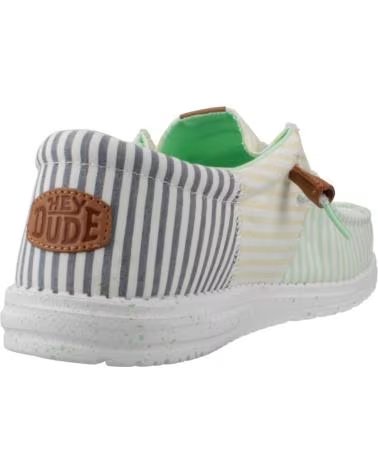 HEY DUDE ZAPATOS WALLY TRI NU PREP EN BEIGE PARA HOMBRE GREEN ASH-MULTI