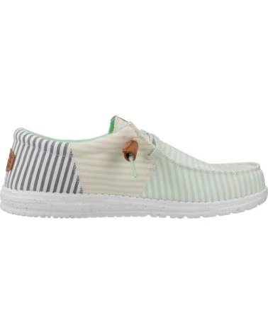 HEY DUDE ZAPATOS WALLY TRI NU PREP EN BEIGE PARA HOMBRE GREEN ASH-MULTI