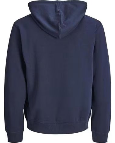 SUDADERA JACK JONES JJCOLLEGE CON LOGO PARA HOMBRE AZUL