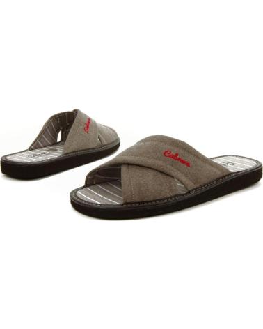 ZAPATILLAS DE ESTAR POR CASA CABRERA HOM 2724 TOSTADO BEIG BEIG