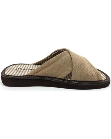 ZAPATILLAS DE ESTAR POR CASA CABRERA HOM 2724 TOSTADO BEIG BEIG