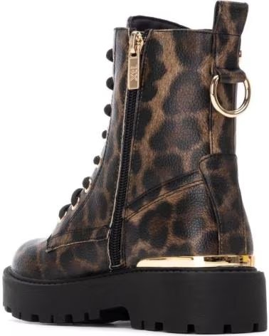 XTI BOTAS MILITARES NINA KIDS 151343 LEOP CAMEL