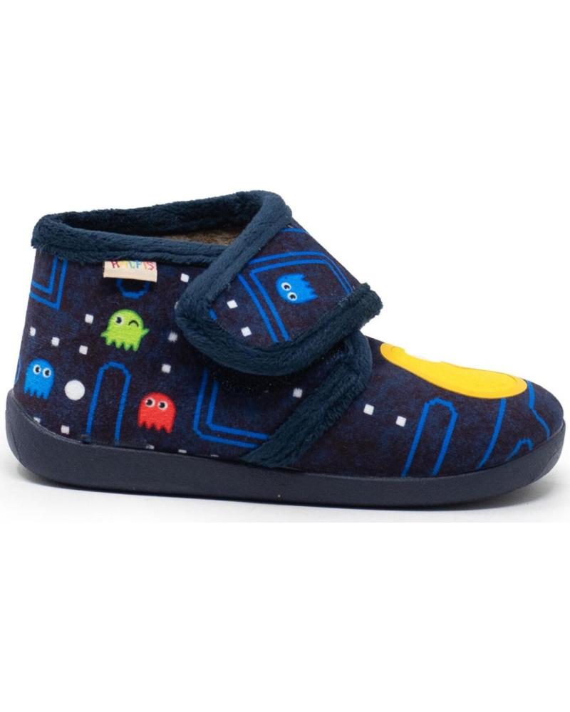 RALFIS BOTITA INFANTIL VELCRO PAC MAN MARINO REF 1108588 AZUL