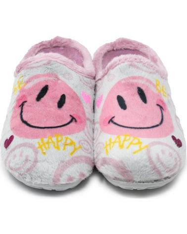 PANTUFLAS MUJER COSDAM CARITA SONRIENTE NIEBLA GRIS GRIS