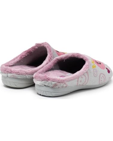 PANTUFLAS MUJER COSDAM CARITA SONRIENTE NIEBLA GRIS GRIS