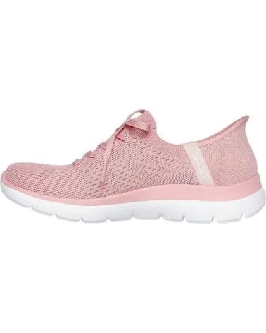 SKECHERS 150263 ZAPATILLAS CASUAL DE MUJER SLIP INS ROSA