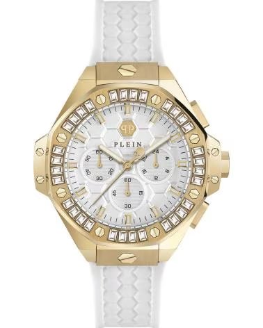 RELOJ PHILIPP PLEIN PWPSA0624 BLANCO DORADO CON CRISTALES BLANCO
