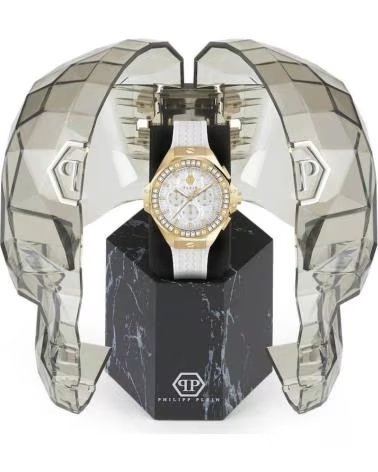 RELOJ PHILIPP PLEIN PWPSA0624 BLANCO DORADO CON CRISTALES BLANCO