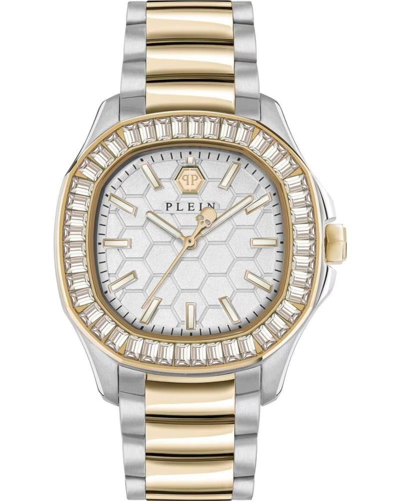 RELOJ PHILIPP PLEIN CRONÓGRAFO DORADO PWTAA0523 CON BISEL ENGASTADO DORADO