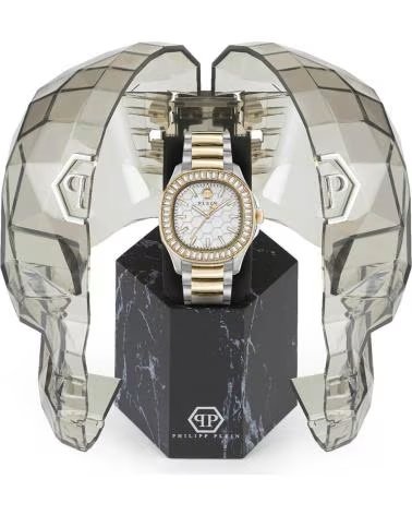 RELOJ PHILIPP PLEIN CRONÓGRAFO DORADO PWTAA0523 CON BISEL ENGASTADO DORADO