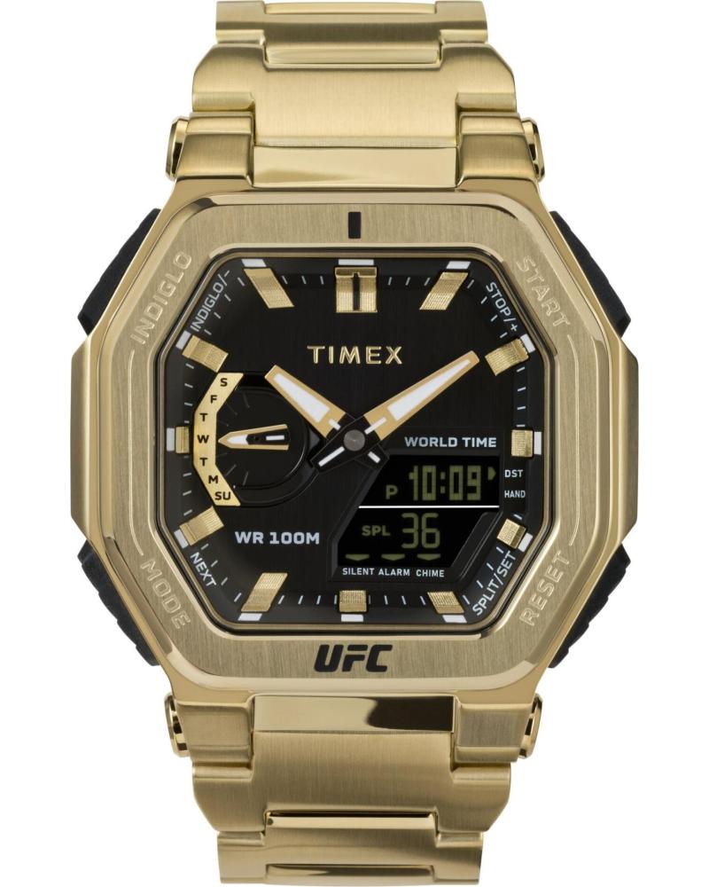 RELOJ TIMEX TW2V84500 DIGITAL/ANALÓGICO DORADO DORADO
