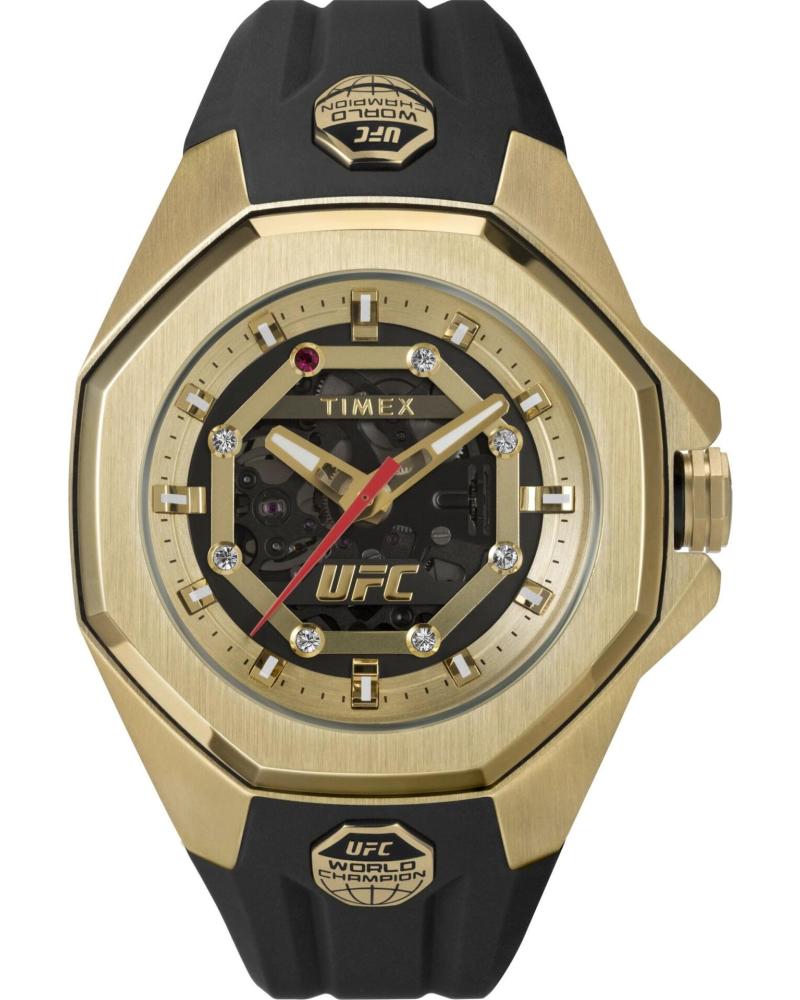 RELOJ TIMEX TW2V86500 CRONÓGRAFO DORADO Y NEGRO NEGRO