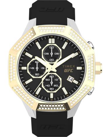 RELOJ TIMEX TW2V99200 CRONÓGRAFO DORADO Y NEGRO NEGRO