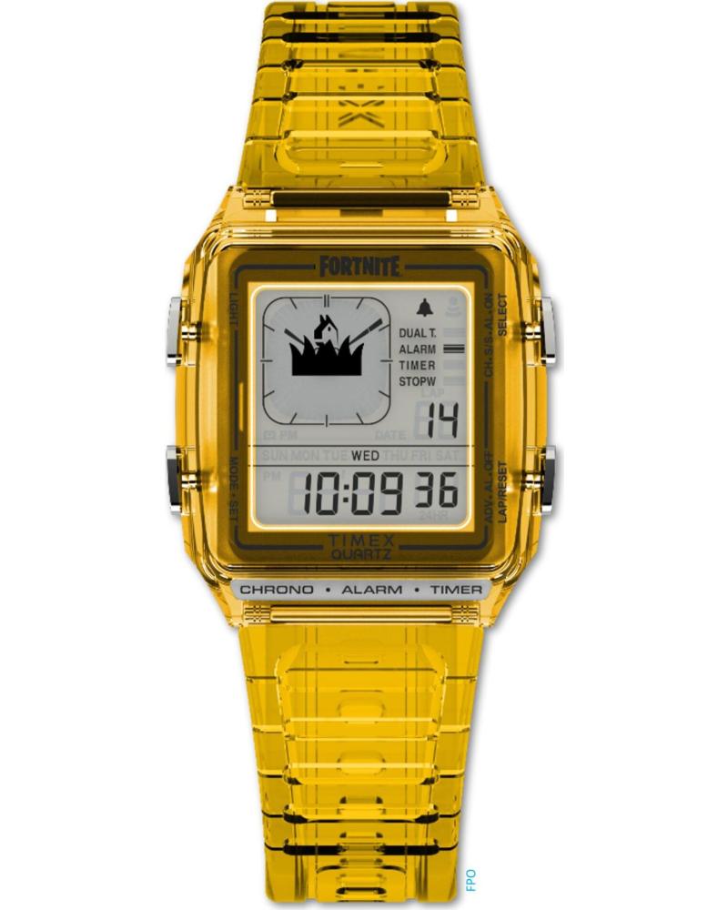 RELOJ TIMEX DIGITAL DEPORTIVO TW2W96600 AMARILLO AMARILLO