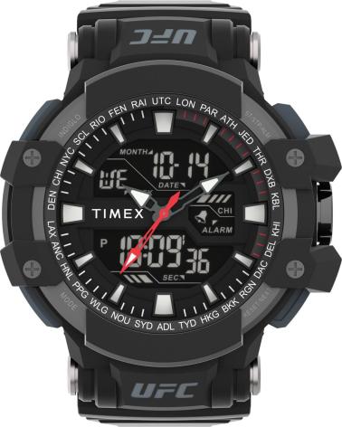 RELOJ TIMEX TW5M51800 UFC, NEGRO NEGRO