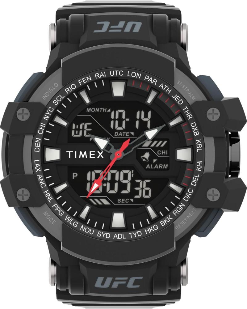 RELOJ TIMEX TW5M51800 UFC, NEGRO NEGRO